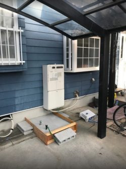 野洲市N様邸　エコキュート施工前１